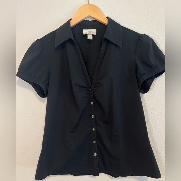 Y2K LOFT puff sleeve top - Picture 3 of 8